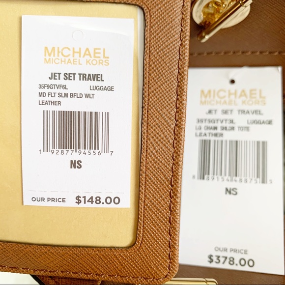 NWT Michael Kors Chain Shoulder Bag & Bfold Wallet - Picture 7 of 7